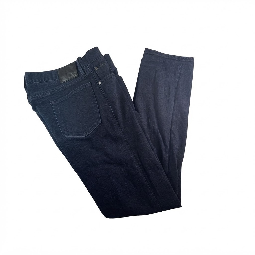 Polo Ralph Lauren Mens Dark Wash Denim Jeans Size 34 x 34 Stretch Straight Leg